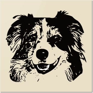 Australian Shepherd Dog Aussie Posters and Art